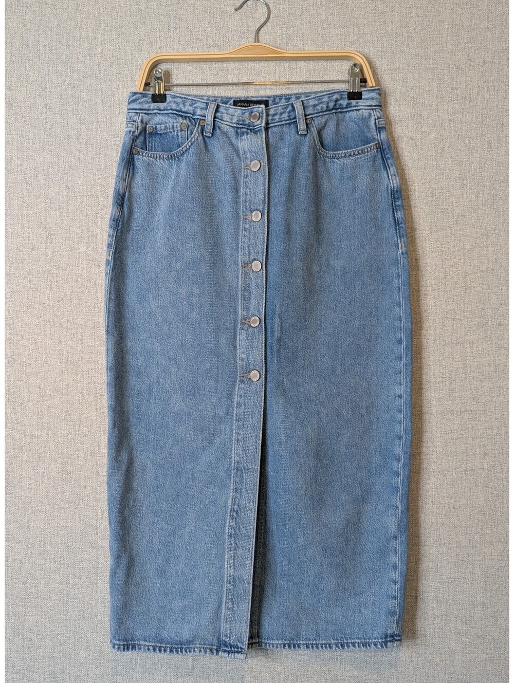 Banana Republic button front denim midi skirt - Tall/Long length